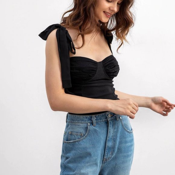 J.ING Breezy Days Black Tank Top - Picture 3 of 6